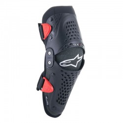 ALPINESTARS SX-1 KID KNEE BLACK RED PROTECTOR