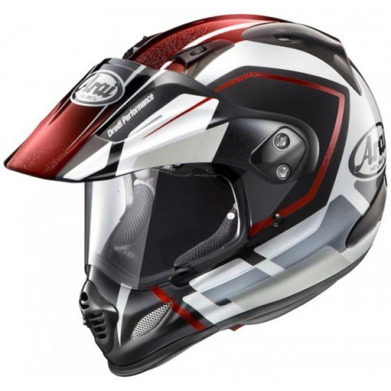 Arai Tour Cross 3 Detor Red Full Face Helmet Arai Tour Cross 3 Detor Red Full Face Helmet