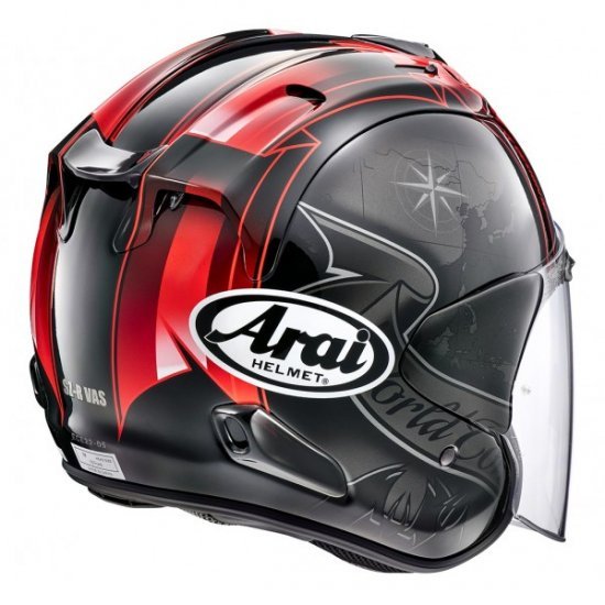 Arai Vz Ram Harada Tour Black Open Face Helmet