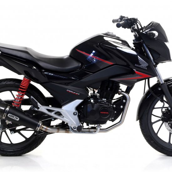 Arrow X Kone Dark Silencer Honda Cb 125 F xkn Arrow X Kone Dark Silencer Honda Cb 125 F xkn