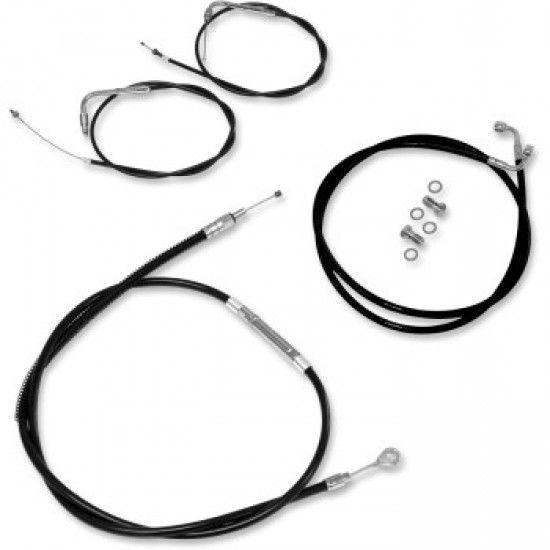 BARON CABLE KIT - 2 - BOLT - BLACK # BA-8050KT-08B