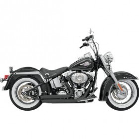 BASSANI FIRESWEEP EXHAUST-BLACK-SOFTAIL # 12123D