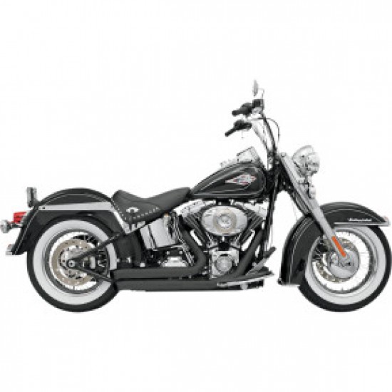 BASSANI FIRESWEEP EXHAUST-BLACK-SOFTAIL # 12123D BASSANI FIRESWEEP EXHAUST-BLACK-SOFTAIL # 12123D