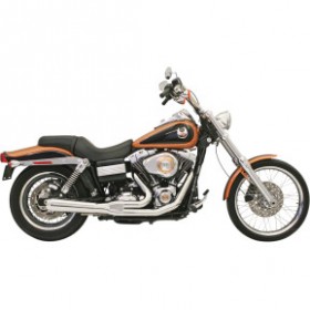BASSANI ROAD RAGE EXHAUST-CHROME-SHORT-06-17 FXD # 13112J