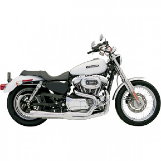 BASSANI ROAD RAGE EXHAUST-CHROME-SHORT-04-13 XL # 14112J BASSANI ROAD RAGE EXHAUST-CHROME-SHORT-04-13 XL # 14112J