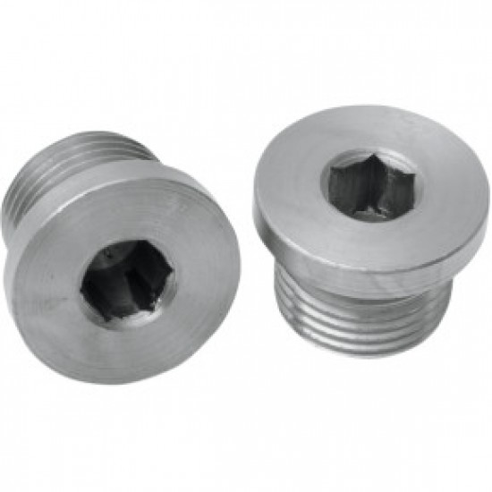 BASSANI O2 SENSOR PORT PLUGS-18 MM # 1802P