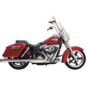 BASSANI 4 CHROME MEGAPHONE MUFFLER # 1D17R