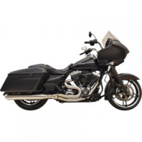 BASSANI 2:1 EXHAUST-STAINLESS STEEL-STRAIGHT CAN # 1F18SS