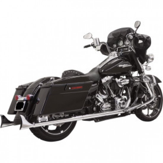 BASSANI FISHTAIL MUFFLERS-CHROME-W/ BAFFLE-33-95-16 TOURING # 1F27E33 BASSANI FISHTAIL MUFFLERS-CHROME-W/ BAFFLE-33-95-16 TOURING # 1F27E33