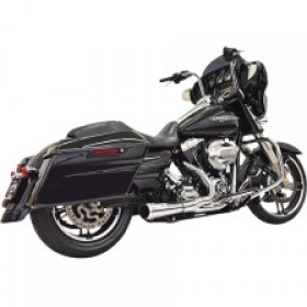 BASSANI 2:1 SHORT EXHAUST-CHROME # 1F52R