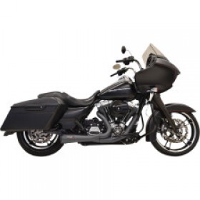 BASSANI 2:1 SHORT EXHAUST-BLACK # 1F52RB