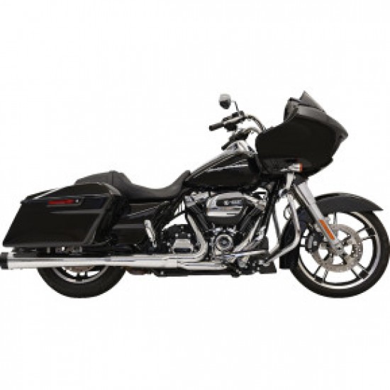 BASSANI DNT MEGAPHONE MUFFLER-CHROME/CHROME # 1F572DNT6