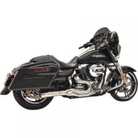 BASSANI ROAD RAGE II 2-INTO-1 MID-LENGTH EXHAUST SYSTEM-CHROME # 1F62C