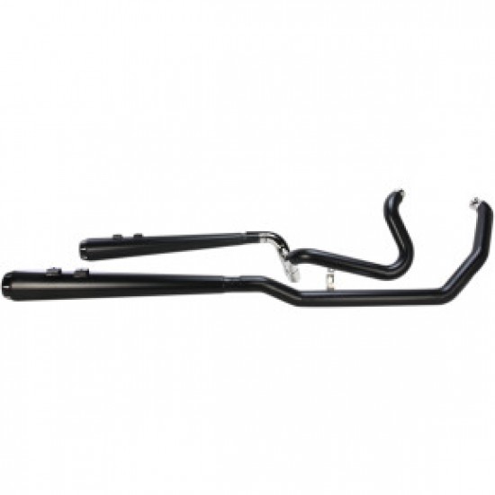 BASSANI DOWN UNDER EXHAUST-BLACK-MEGAPHONE # 1F66RB