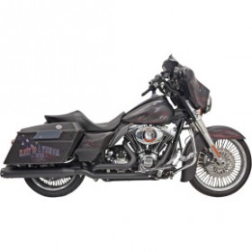 BASSANI DOWN UNDER EXHAUST-BLACK-STRAIGHT CAN # 1F76RB