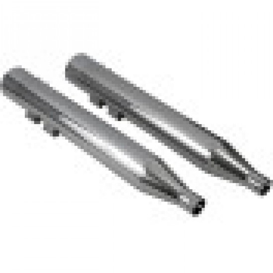 BASSANI DNT STRAIGHT CAN MUFFLERS FOR 95-16 FL-CHROME # 1F7DNT6 