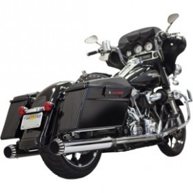 BASSANI 4 QNT MUFFLERS-CHROME # 1F7QNT5