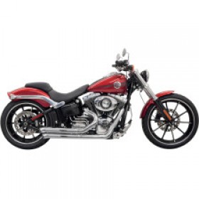 BASSANI PRO STREET EXHAUST-CHROME # 1S33D