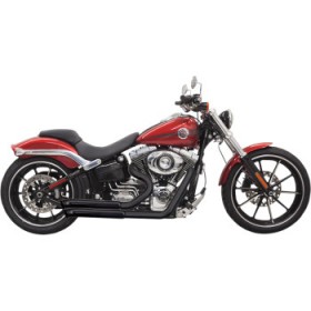 BASSANI PRO STREET EXHAUST-BLACK # 1S33DB