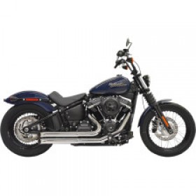 BASSANI PRO STREET EXHAUST-CHROME # 1S35D
