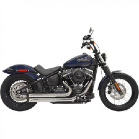 BASSANI PRO STREET EXHAUST-CHROME # 1S35D