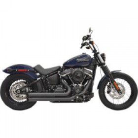BASSANI PRO STREET EXHAUST-BLACK # 1S35DB