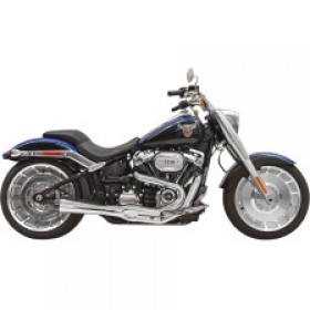 BASSANI 2:1 EXHAUST-CHROME # 1S62R