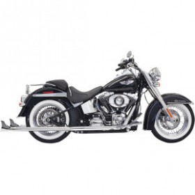 BASSANI FISHTAIL EXHAUST WITH BAFFLE-36-SOFTAIL # 1S66E-36