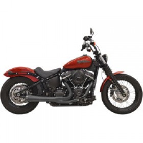 BASSANI 2-INTO-1 ROAD RAGE EXHAUST SYSTEM-BLACK # 1S72RB