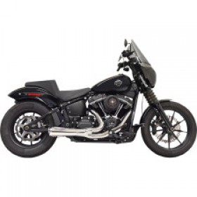 BASSANI 2:1 SHORT EXHAUST-CHROME # 1S73