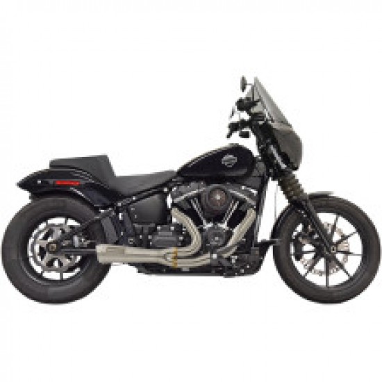 BASSANI 2:1 SHORT EXHAUST-STAINLESS STEEL # 1S73SS