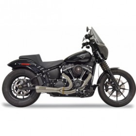 BASSANI 2-INTO-1 RIPPER SHORT EXHAUST SYSTEM-STAINLESS STEEL-49-STATE # 1S73SSE