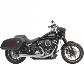 BASSANI 2-INTO-1 ROAD RAGE EXHAUST SYSTEM-CHROME # 1S81R