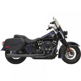 BASSANI 2-INTO-1 ROAD RAGE EXHAUST SYSTEM-BLACK # 1S91RB