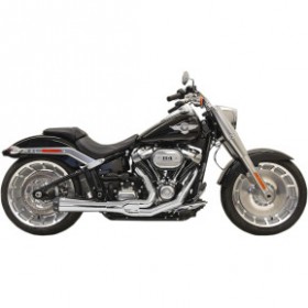 BASSANI 2-INTO-1 ROAD RAGE EXHAUST SYSTEM-CHROME # 1S94R