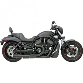 BASSANI ROAD RAGE 2:1 EXHAUST-BLACK # 1V22JB