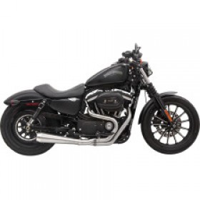 BASSANI ROAD RAGE 3 EXHAUST-STAINLESS STEEL-04-20 XL # 1X52SS