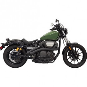 BASSANI SWEEPER EXHAUST-BLACK-BOLT # 3B1F2B