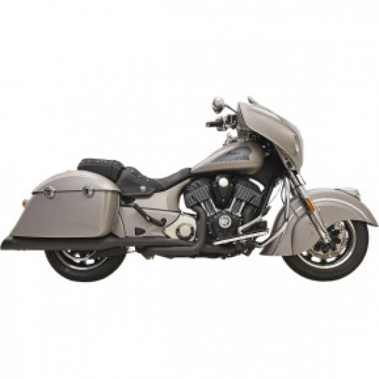 BASSANI TRUE DUAL EXHAUST-BLACK # 8C16BSB BASSANI TRUE DUAL EXHAUST-BLACK # 8C16BSB