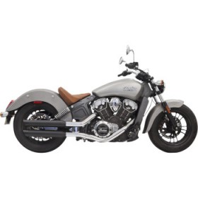 BASSANI 3 MUFFLERS-BLACK-SCOUT # 8S17BSB