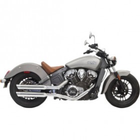 BASSANI 3 MUFFLERS FOR SCOUT-CHROME # 8S27SC