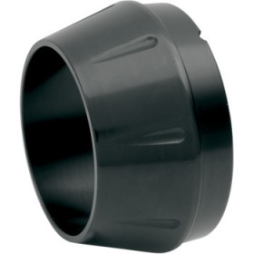 BASSANI END CAP-BLACK-SHORT MEGAPHONE # ENDCAP-SMB 
