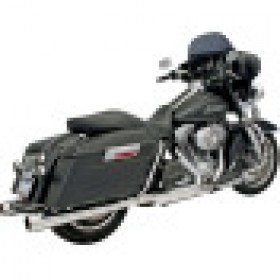 BASSANI MEGAPHONE MUFFLERS-CHR/POL-TAPERED-PERFORMANCE BAFFLE # FLH-517L