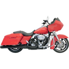 BASSANI B4 2:1 EXHAUST-BLACK-MEGAPHONE # FLH-747B