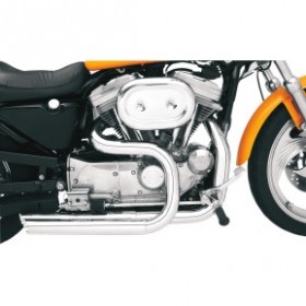 BASSANI PRO-STREET SYSTEMS CHROME HEAT SHIELD # HS-XL-3215F