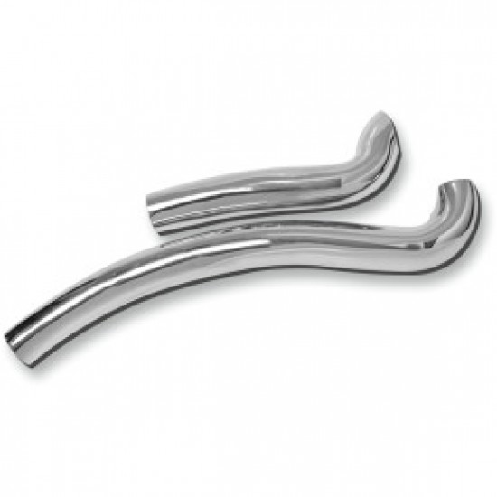 BASSANI SWEEPER HEAT SHIELDS-CHROME # HS-XL-FF12