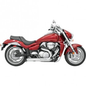 BASSANI PRO STREET TURN OUT EXHAUST-CHROME-M109R # SM9-3TO