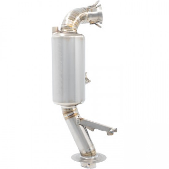 BIKEMAN PERFORMANCE POWDER LITE SLIP-ON MUFFLER - TITANIUM # 02-228PL-TI-G5