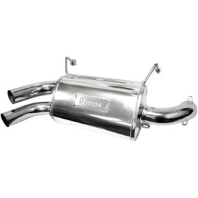 BIKEMAN PERFORMANCE DOUBLE BARREL EXHAUST SYSTEM - CERAMIC CHROME # 08-310-C