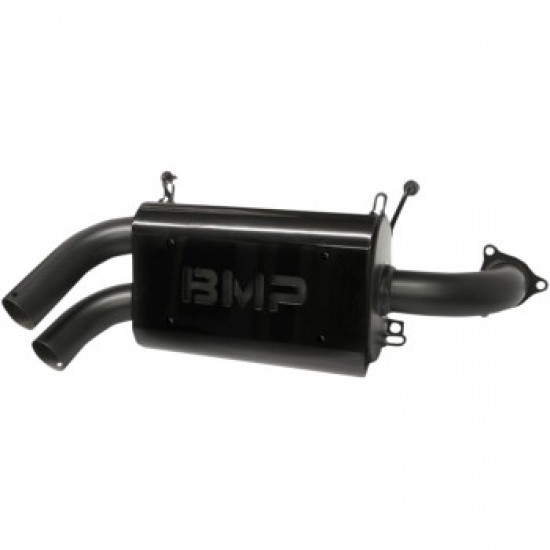 BIKEMAN PERFORMANCE DOUBLE BARREL SLIP-ON MUFFLER - CERAMIC BLACK # 17-314-CB BIKEMAN PERFORMANCE DOUBLE BARREL SLIP-ON MUFFLER - CERAMIC BLACK # 17-314-CB